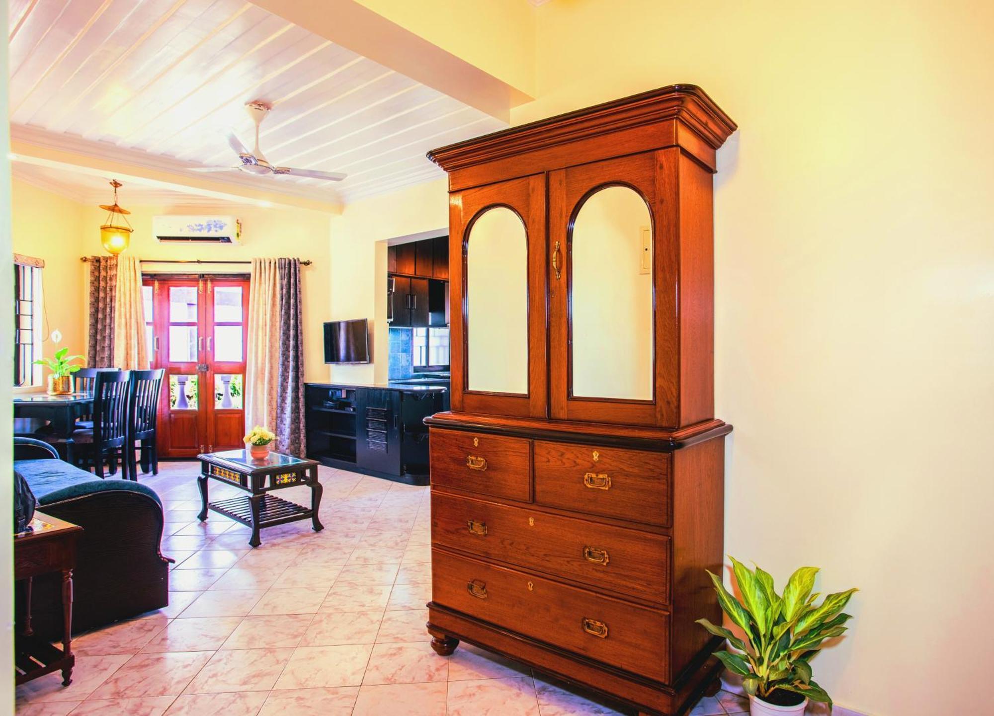 'Golden Sea Pearl' 1 Bhk Beach Apartment Benaulim Bagian luar foto