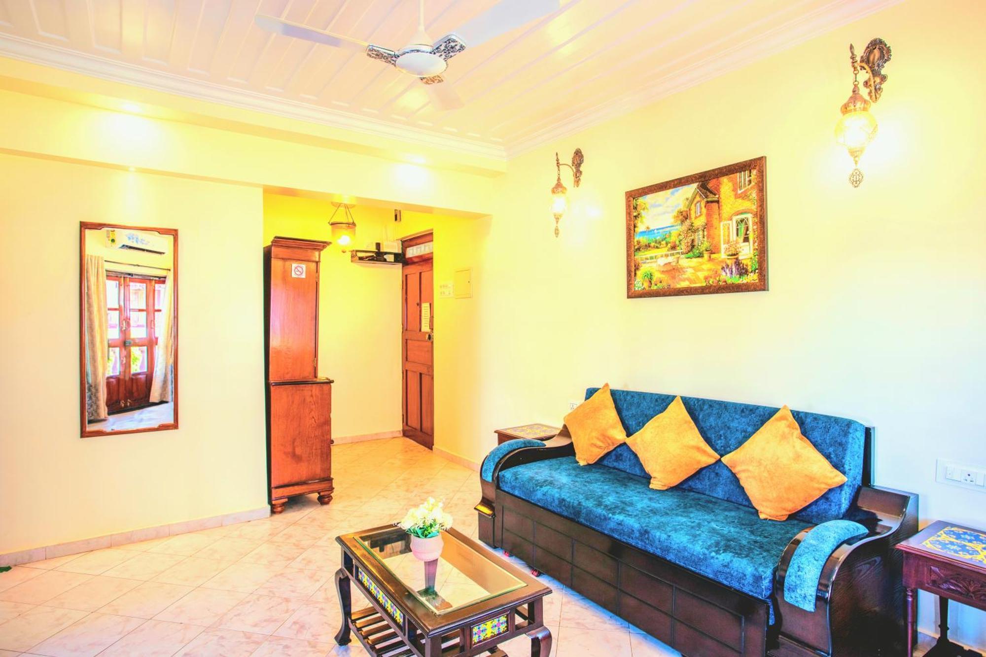 'Golden Sea Pearl' 1 Bhk Beach Apartment Benaulim Bagian luar foto